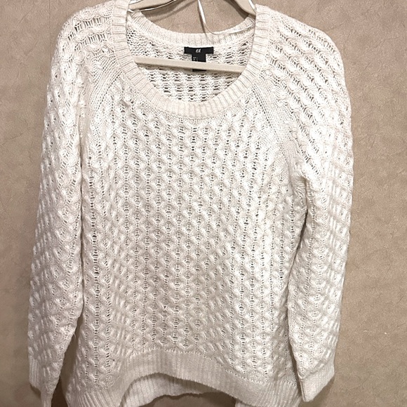 Cable Knit Oversized Boatneck Sweater - Picture 1 of 7